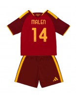 AS Roma Donyell Malen #14 Domácí dres pro děti 2026-27 Krátký Rukáv (+ trenýrky)